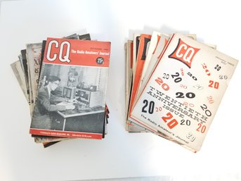 Vintage Mixed Lot Of CQ/QST Amateur Radio Magazines Back Issues 1950's -70's  (Lot 2)