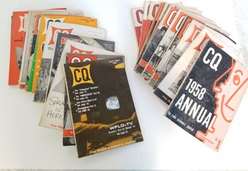 Vintage Mixed Lot Of CQ Amateur Radio Magazine Back Issues 1950'S - 60's (Lot 3)