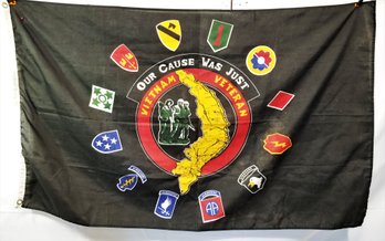 Our Cause Was Just Vietnam Veteran Flag