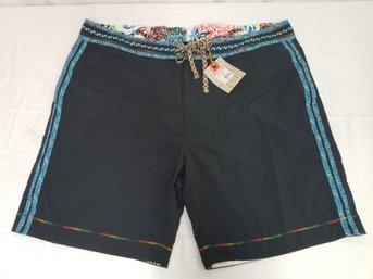 Men's Robert Graham Queequeg Swim Trunks Beach Board Shorts - With Tags Size 42