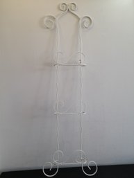 3 Tier Vertical White Plate Rack For Collectibles