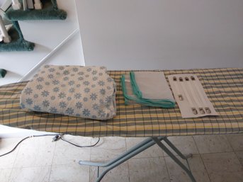IRONING BOARD WITH EXTRA NEW COVER AND STRAPS