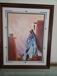 Framed Artwork (no Glass) - 2 Woman - 26'x32'