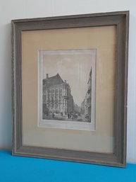 The Town Hall Of Chent Framed Print