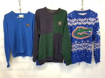 Vintage Men's Florida Gator Long Sleeve Sweaters Sizes M/l