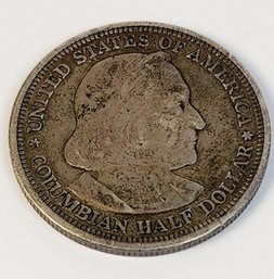 1893 Columbian Exposition Commemorative SILVER Half Dollar