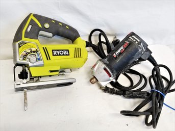 RotoZip DR1 Dry Wall Rotary Tool  And Ryobi All Purpose Jig Saw