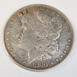 1880-p Morgan Silver Dollar (143 Years Old)