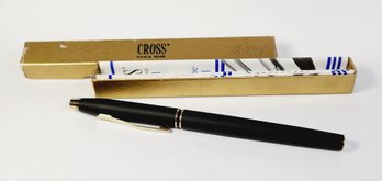 Vintage Cross Classic Black And Gold Pen 2504