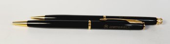 Vintage Motorola Cross Pens Pair Black And Gold