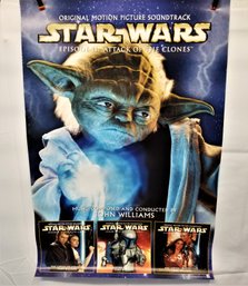 Great Selection Of 7 STAR WARS Episode II 'Attack Of The Clones' Soundtrack Promo Posters