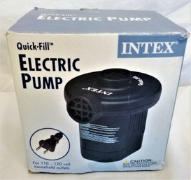 NEW Intex Quick Fill Electric Pump