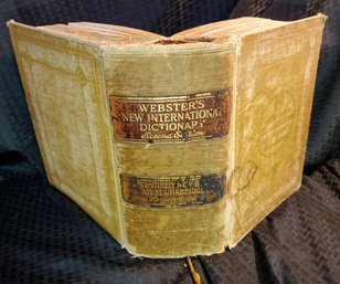 Huge 1937 Websters Dictionary