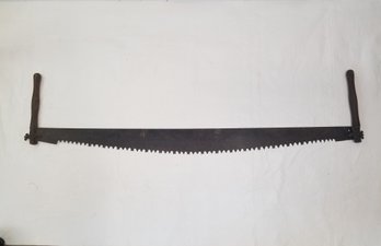 Large Antique 2-man Crosscut Lumberjack Logging Saw 66'