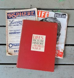 The Sphere And Life Magazine's Along With Life's Picture History Of World War II Book