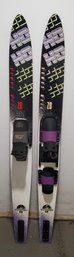 HO Unitech Team 7.0 Combo Pair Of Water Skis With Large Adjustable Bindings & Rope