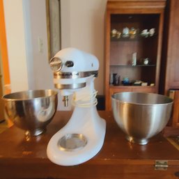 Kitchenaid Classic Stand Mixer With Two Stainless Steel Bowls And Attachments