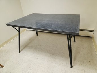 Mid Century Laminate Table With Hair Pin Legs