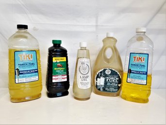 Vintage Tiki Citronella/lemongrass Torch Fuel And Lamplight Farms  Lamp Oil