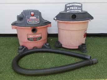 Craftsman 5.75 & 6.0 Peak HP Wet Dry Vacuums