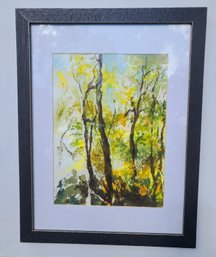 Wonderful Woodland Watercolor By Lee Galloway