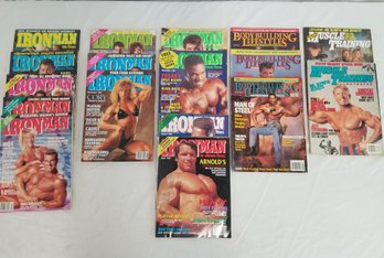 1990, 1991 & 1993 Ironman Magazine, 1991 Body Building Lifestyles & Two Muscle Training Magazine Issues