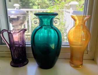 Colorful Vintage Art Glass