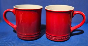 Le Creuset Cerise Stoneware Mug Set