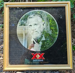 Cerveza Dos Equis XX Mirror Sign Stay Thirsty My Friends 26x26' Mancave Decor