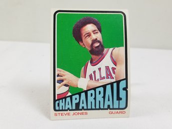 1970s Chaparrals Steve Jones Basketball Card