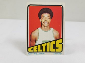 1970s Celtics Art Williams Basketball Card