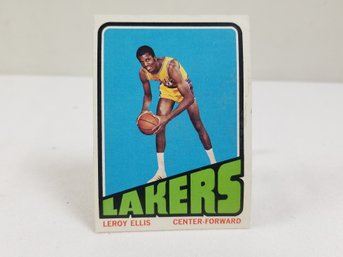 1970s Lakers Leroy Ellis Basketball Card