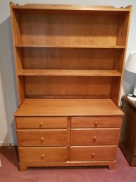 Moosehead Furniture From Maine - Hard Wood Desk/Hutch/bookcase
