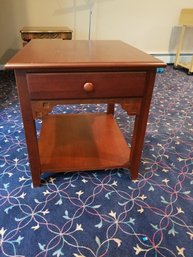 Side Table With Drawer - Solid Wood - Drexel Heritage