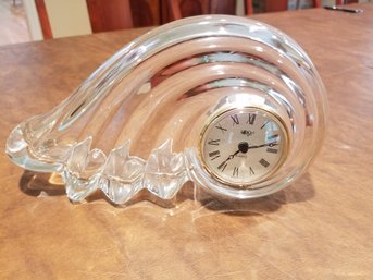 Mikasa Glass Clock - Battery Operated