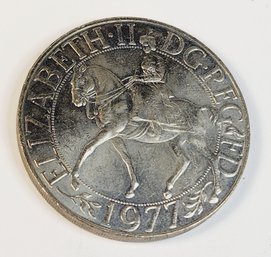 1977 Crown For The Queens Silver Jubilee, Queen Elizabeth Coin