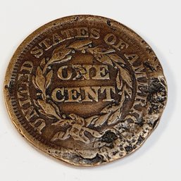 1852 LARGE CENT (170 Years Old) Pre Civil War.... See Description