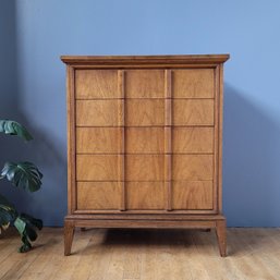 Late 60s Mid Century 5 Drawer Tall Chest.