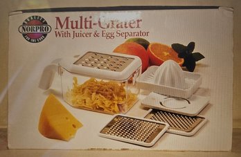 Norpro Multi-grater With Juicer And Egg Separator Model 352 New In Box