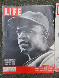 2 1950 Sports Covers Life Magazines