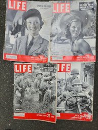 4 1950 Life Magazines