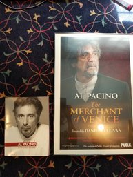 Al Pacino  Signed Movie Poster Framed & Lifetime Achievement Award Booklet  - 24' X 16'