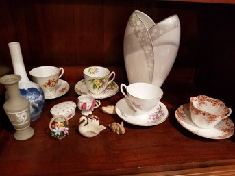 Lot Of Decorative Items (right Side Of China Cabinet)