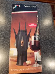 WineMaster Corkscrew & Foil Cutter - New In Box
