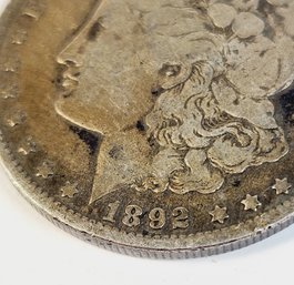 1892-O Morgan Silver Dollar(rare Date)