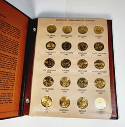 Wow...Complete Washington State Quarters 24k Gold Plated 1999-2008 50 Coins  In New Dansco Album