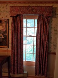 2 Sets Of Drapes With Valances