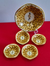 Planters Peanut Serving Bowl Lot