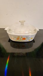 Vintage Pyrex Corningware A-2-B 2 Qt Chipped Lid