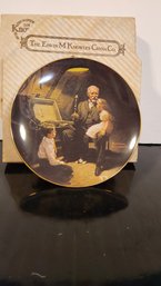 Norman Rockwell Collectors Plate (grandpa's Treasure Chest